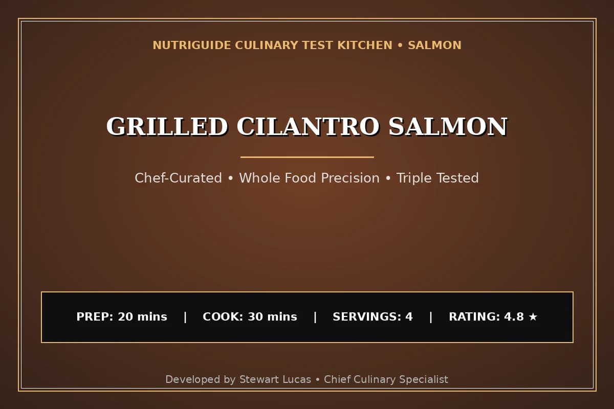 Grilled Cilantro Salmon
