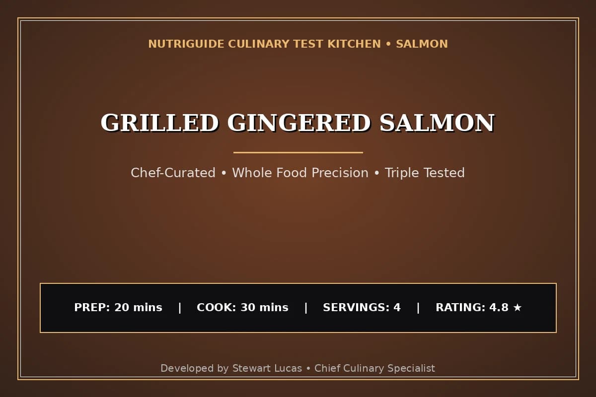 Grilled Gingered Salmon