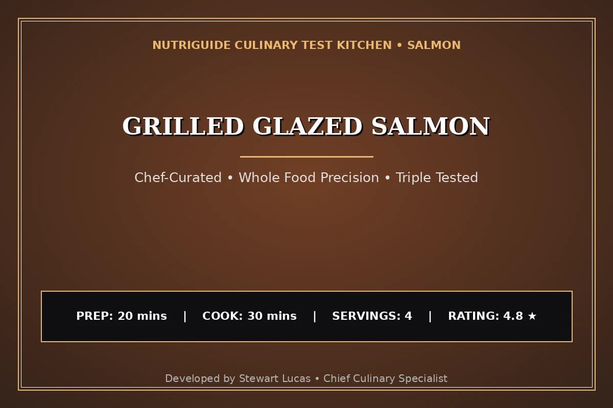 Grilled Glazed Salmon
