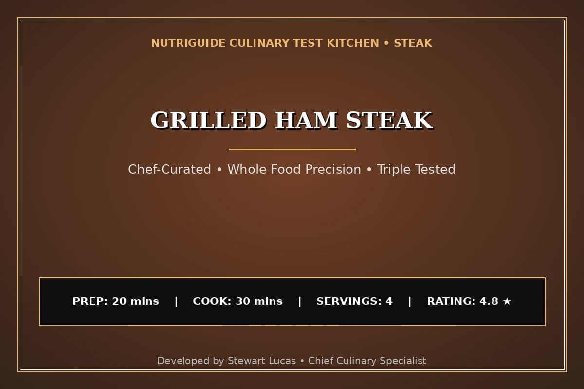 Grilled Ham Steak