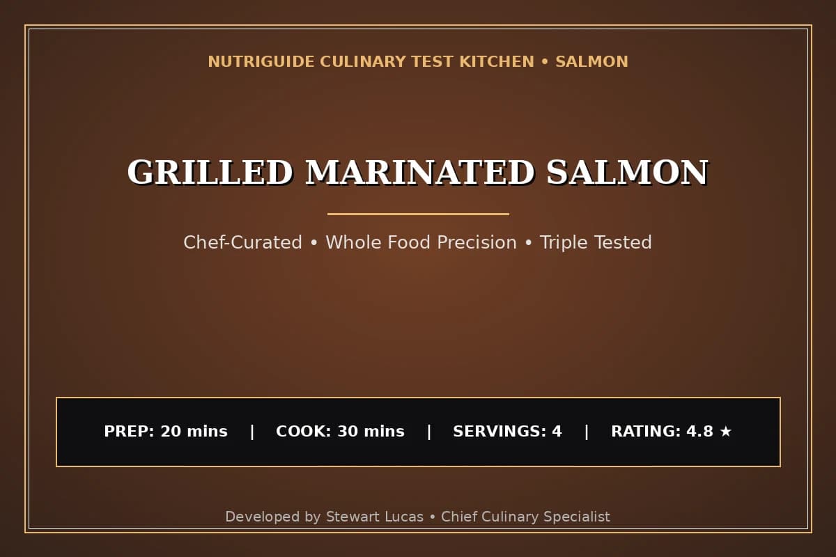 Grilled Marinated Salmon