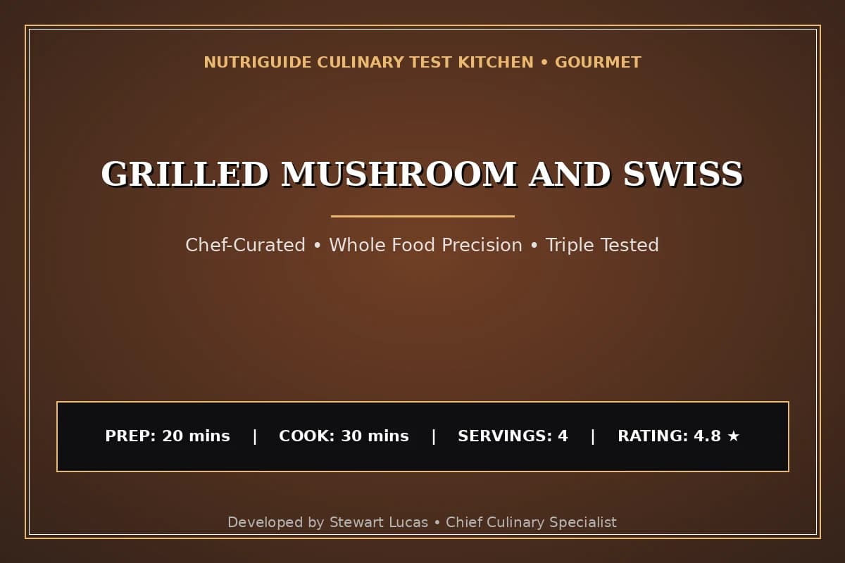 Grilled Mushroom And Swiss