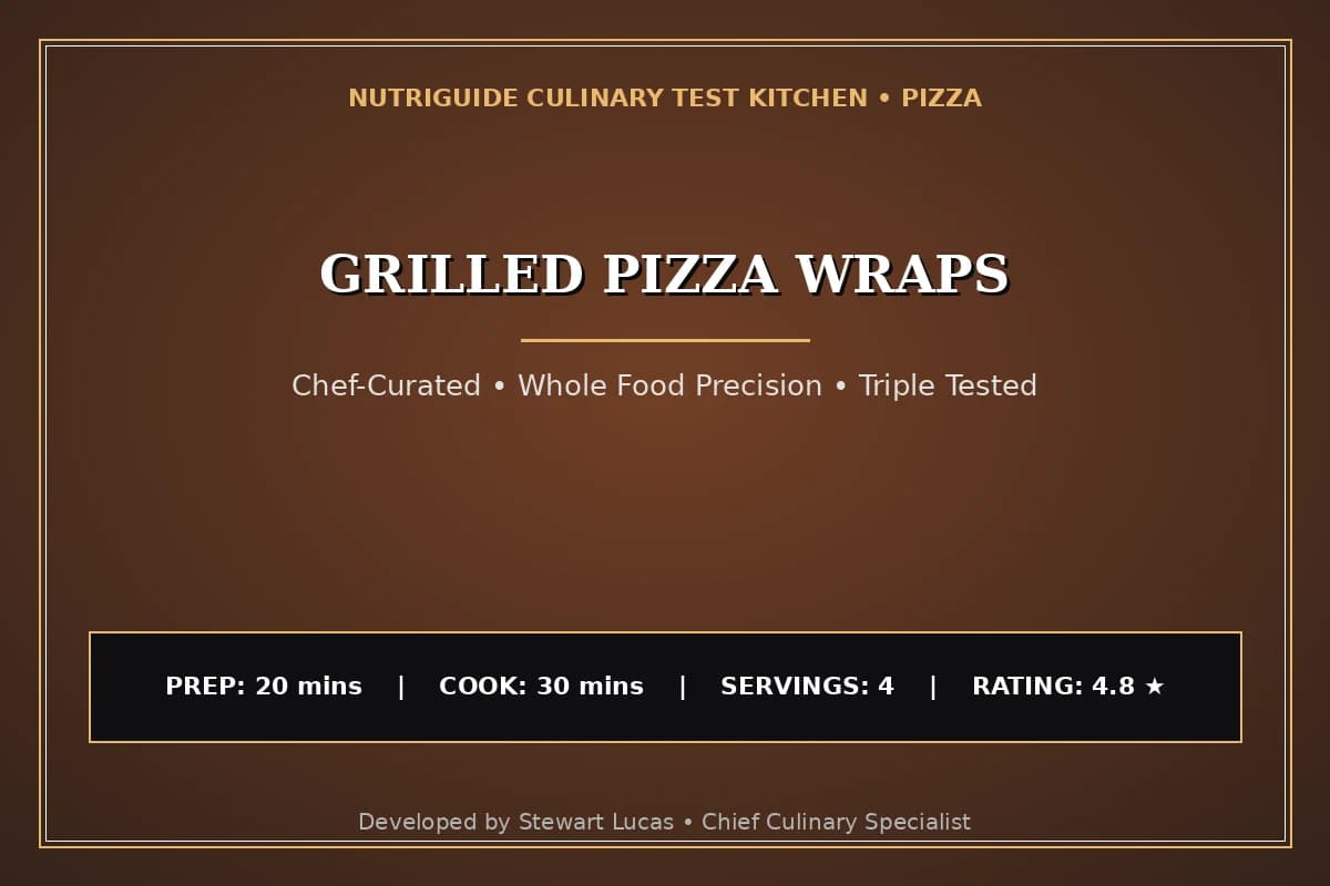 Grilled Pizza Wraps