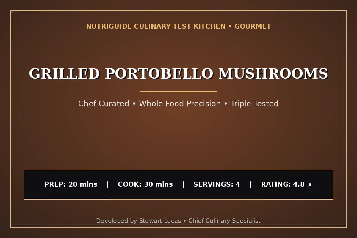 Grilled Portobello Mushrooms