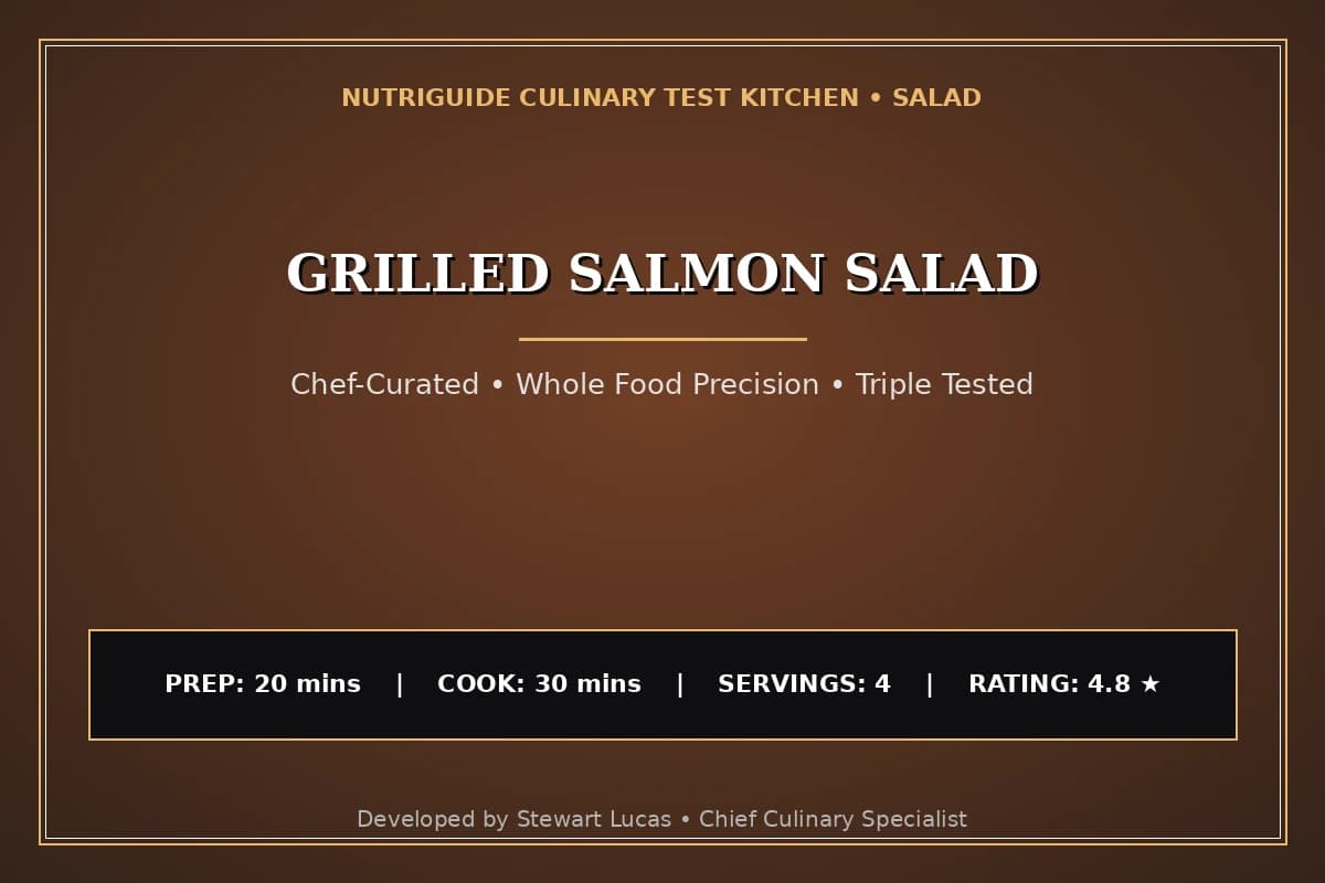 Grilled Salmon Salad