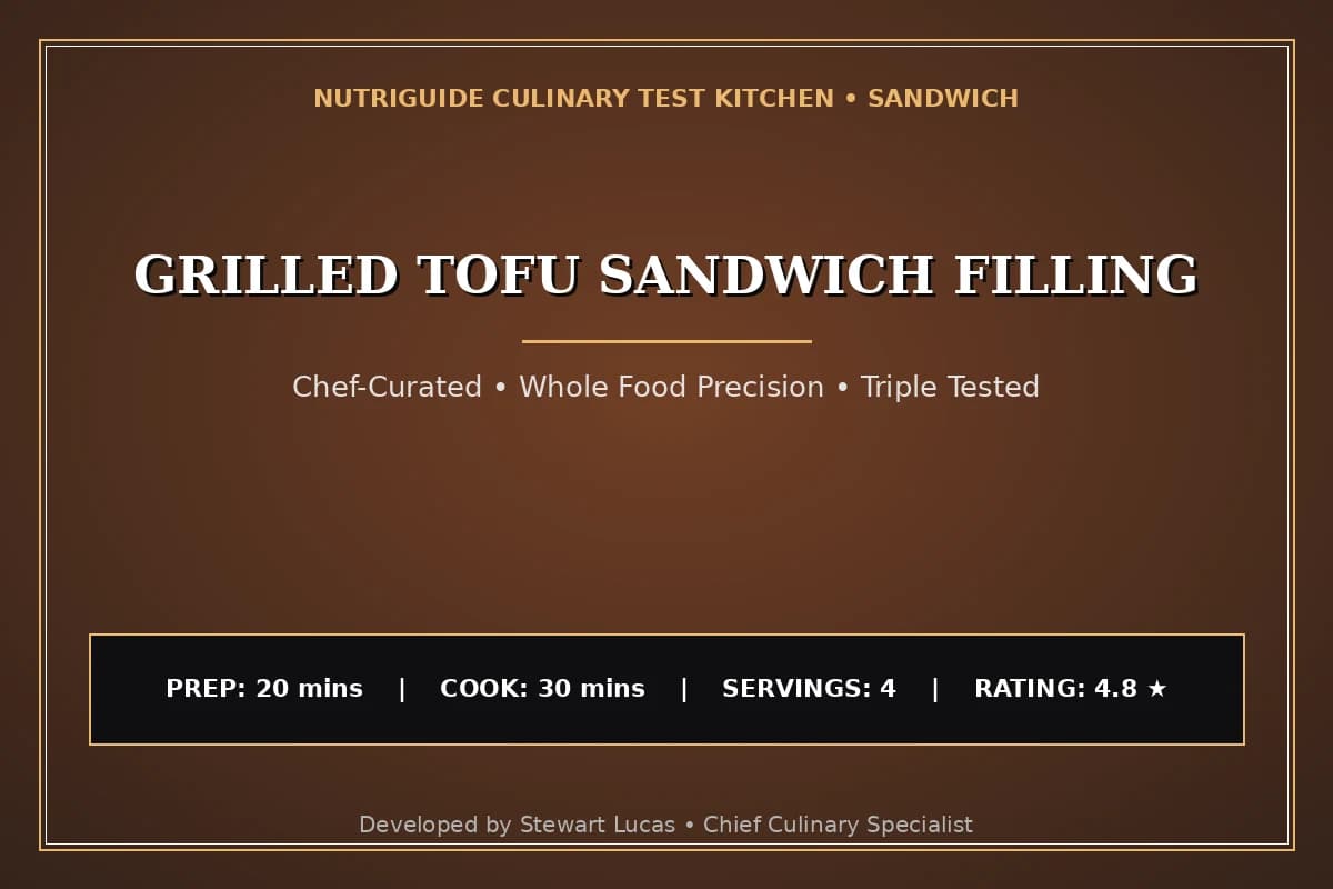 Grilled Tofu Sandwich Filling