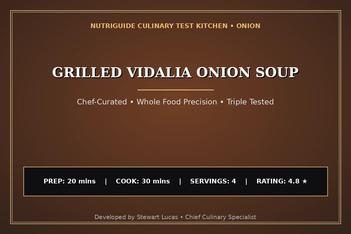 Grilled Vidalia Onion Soup
