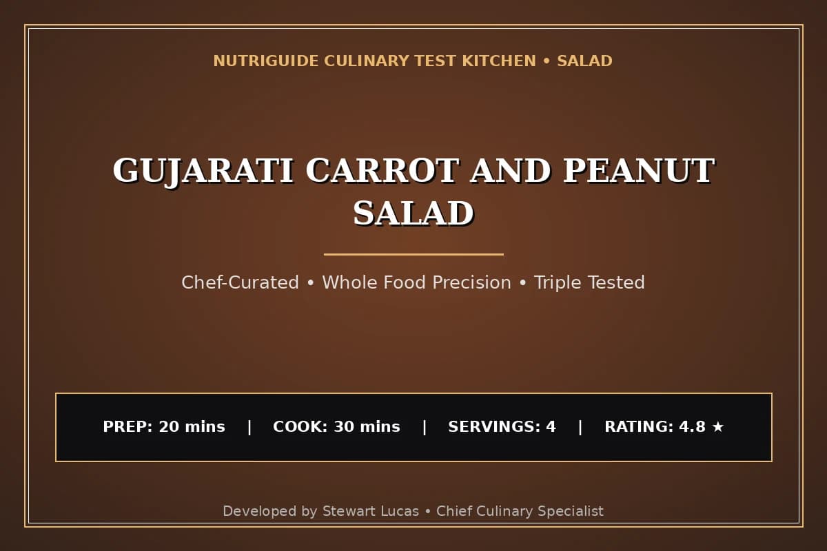 Gujarati Carrot And Peanut Salad