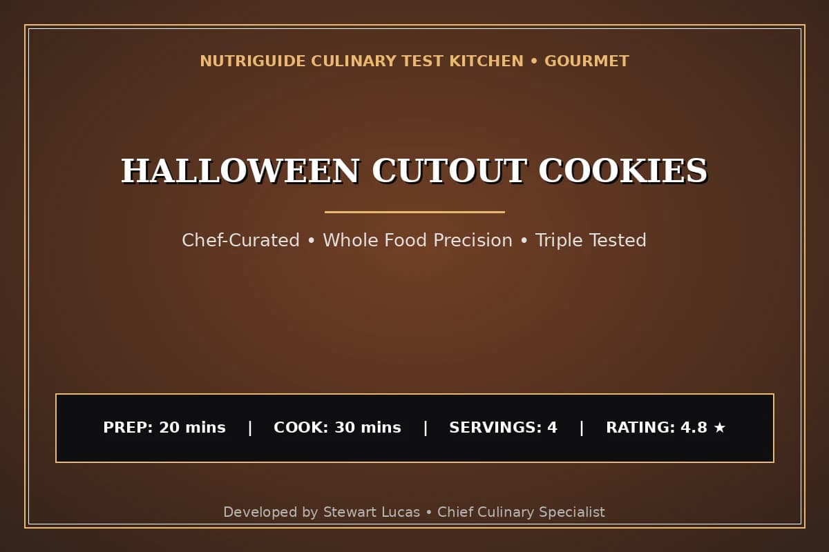 Halloween Cutout Cookies