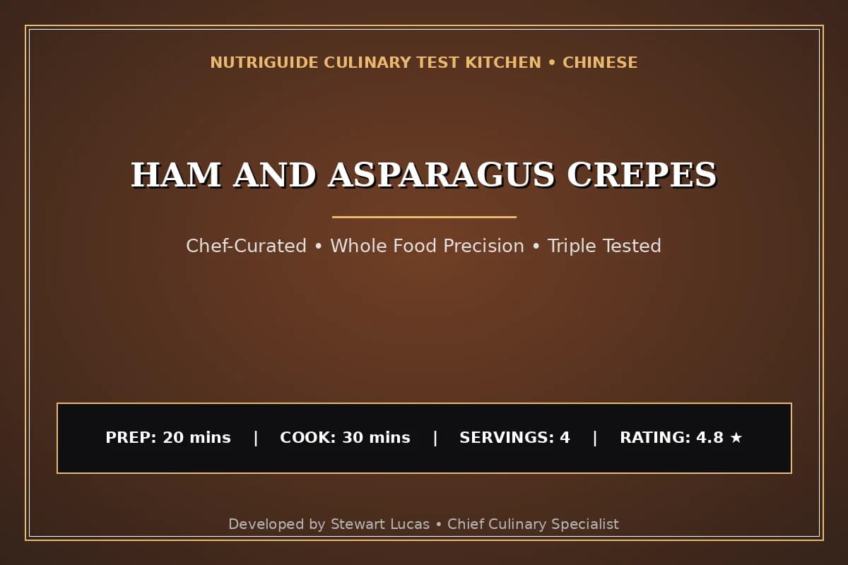 Ham And Asparagus Crepes