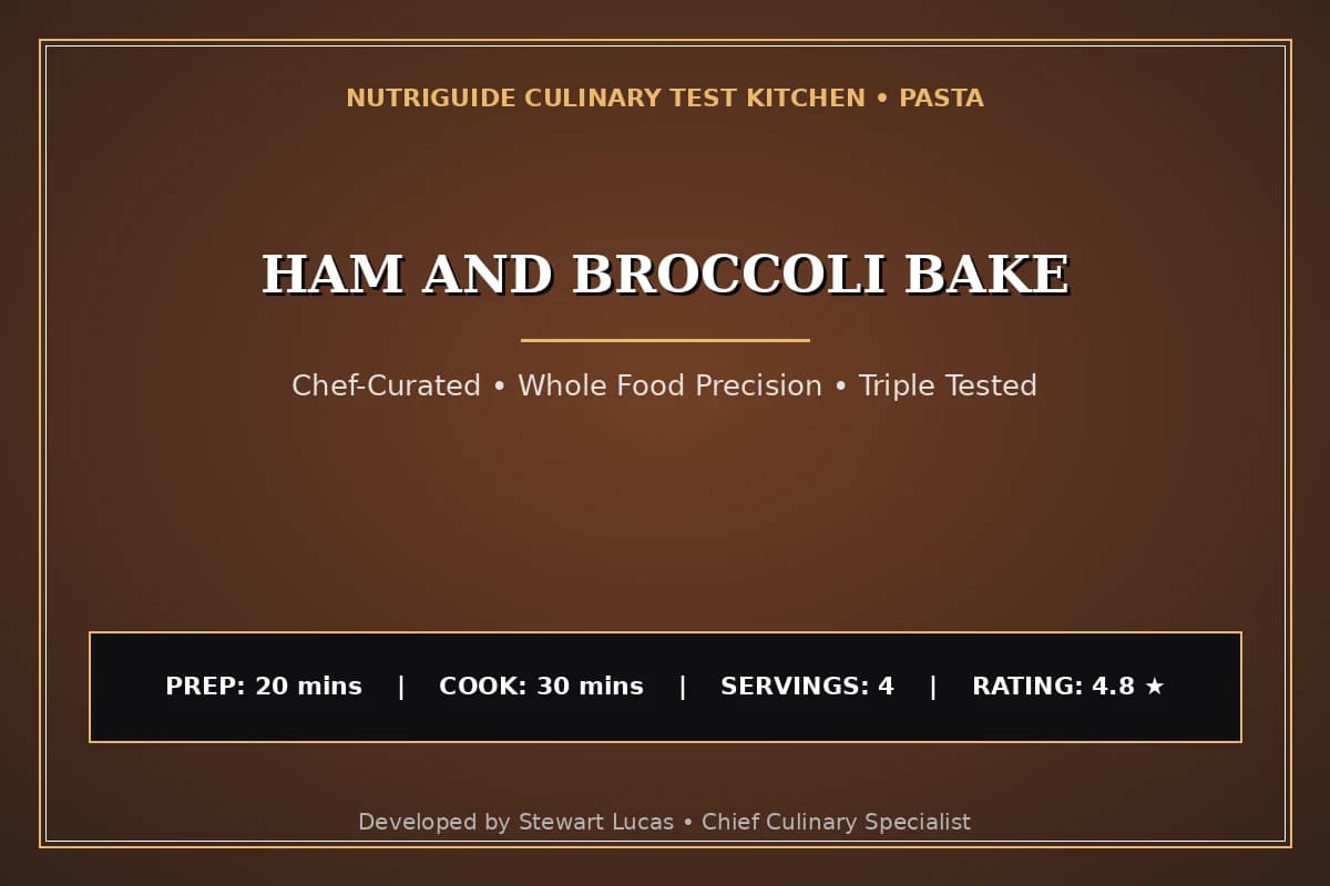 Ham And Broccoli Bake