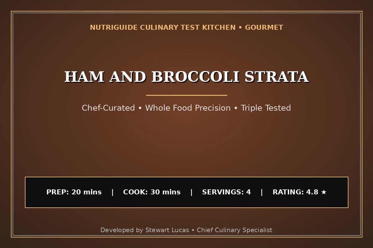 Ham And Broccoli Strata