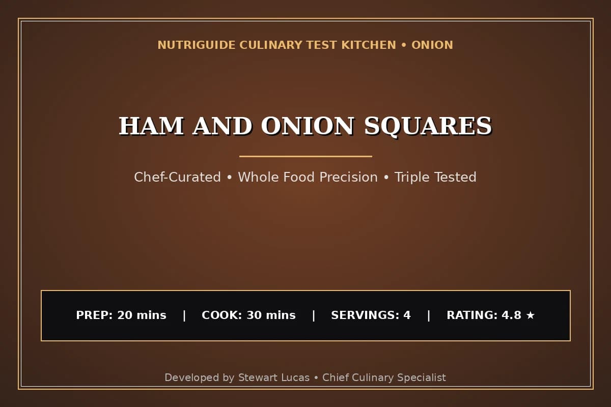 Ham And Onion Squares