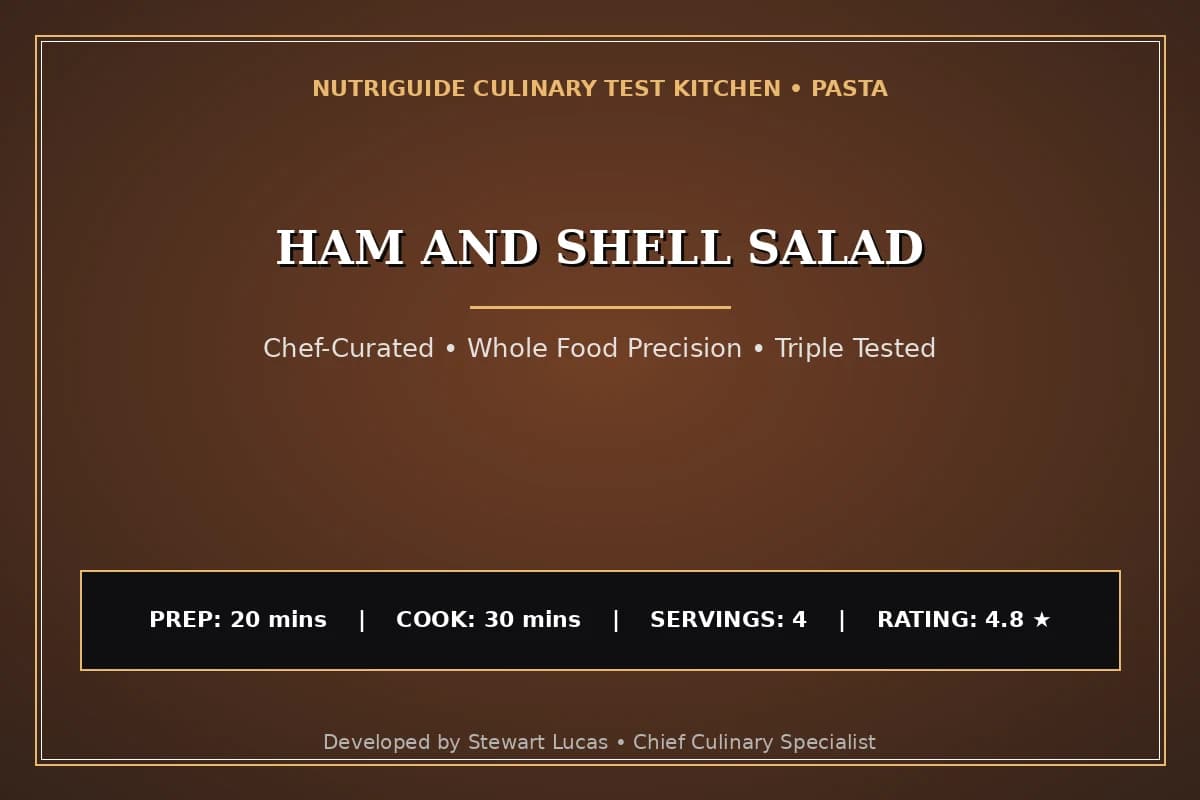Ham And Shell Salad