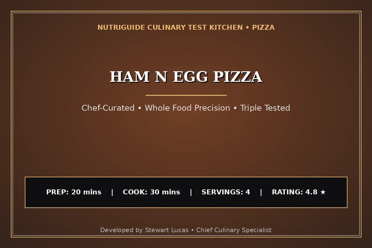 Ham N Egg Pizza