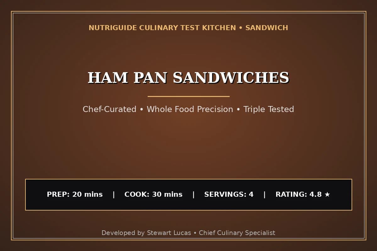 Ham Pan Sandwiches
