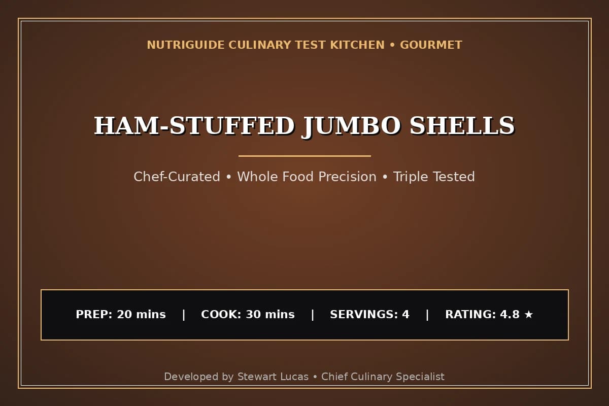 Ham-Stuffed Jumbo Shells