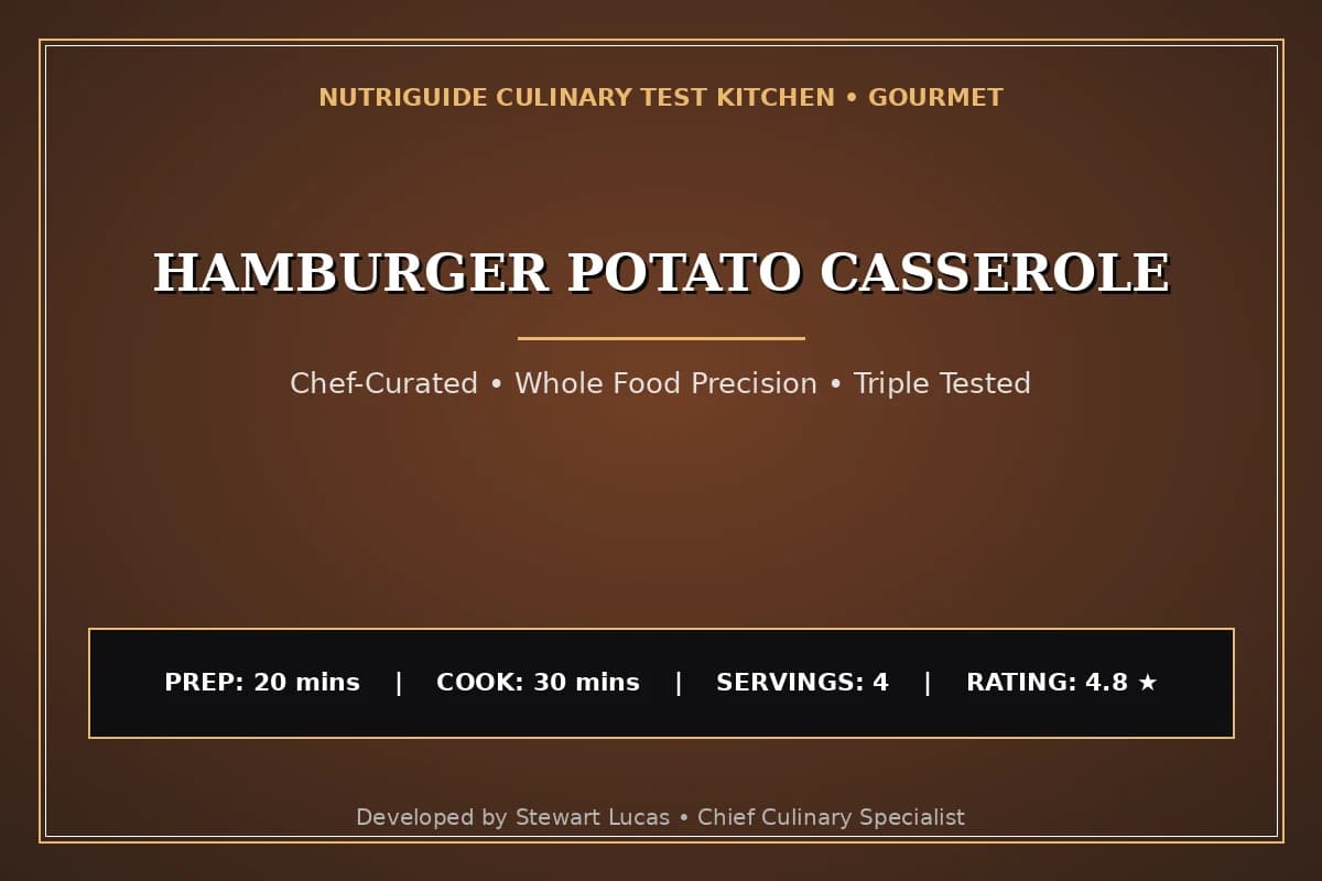 Hamburger Potato Casserole