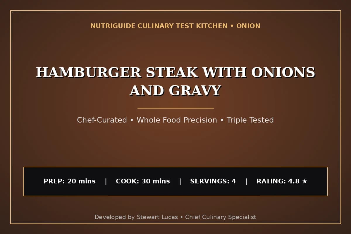 Hamburger Steak With Onions And Gravy