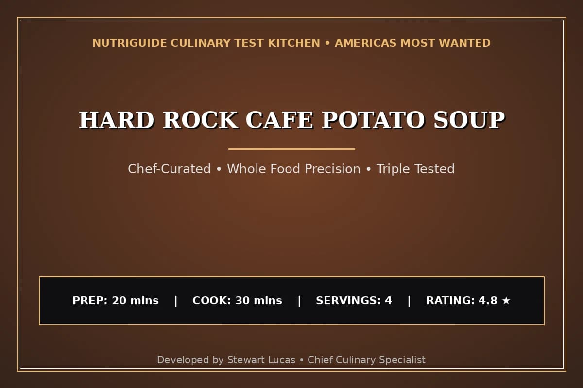 Hard Rock Cafe Potato Soup