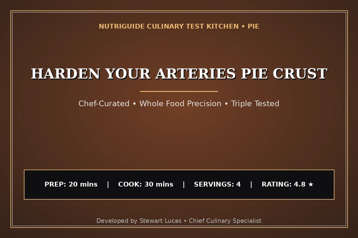 Harden Your Arteries Pie Crust