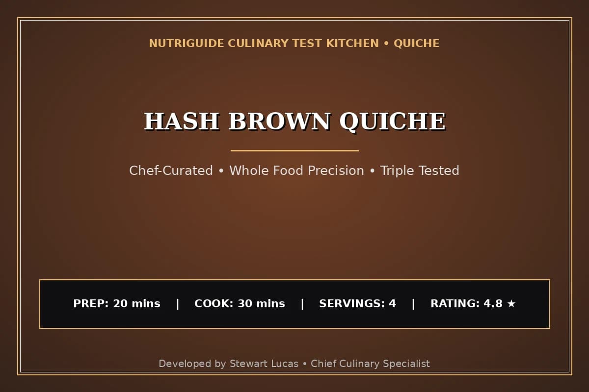 Hash Brown Quiche