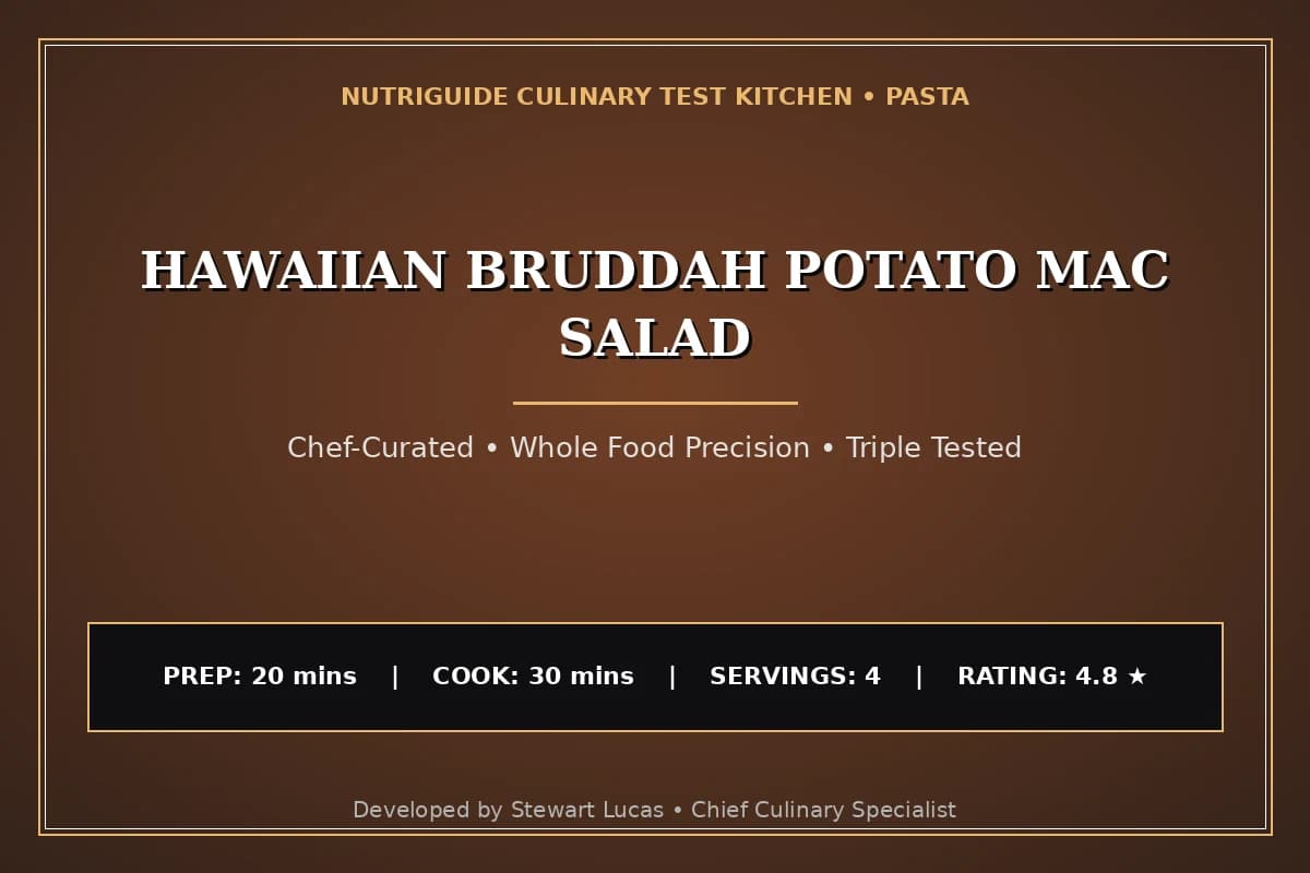 Hawaiian Bruddah Potato Mac Salad