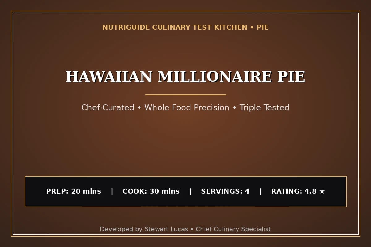 Hawaiian Millionaire Pie