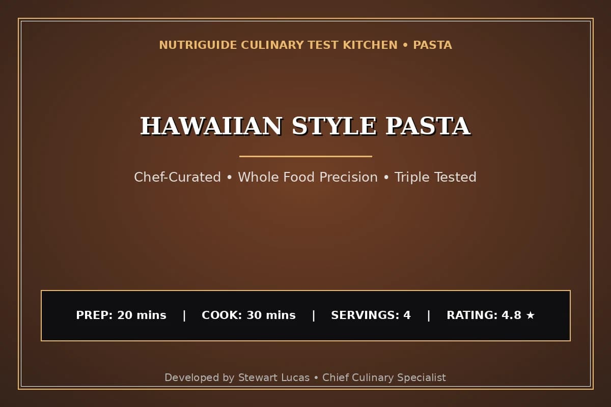Hawaiian Style Pasta