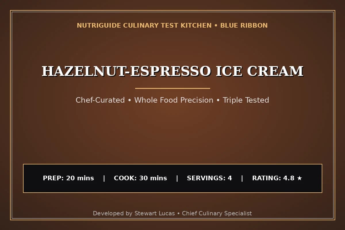 Hazelnut-Espresso Ice Cream