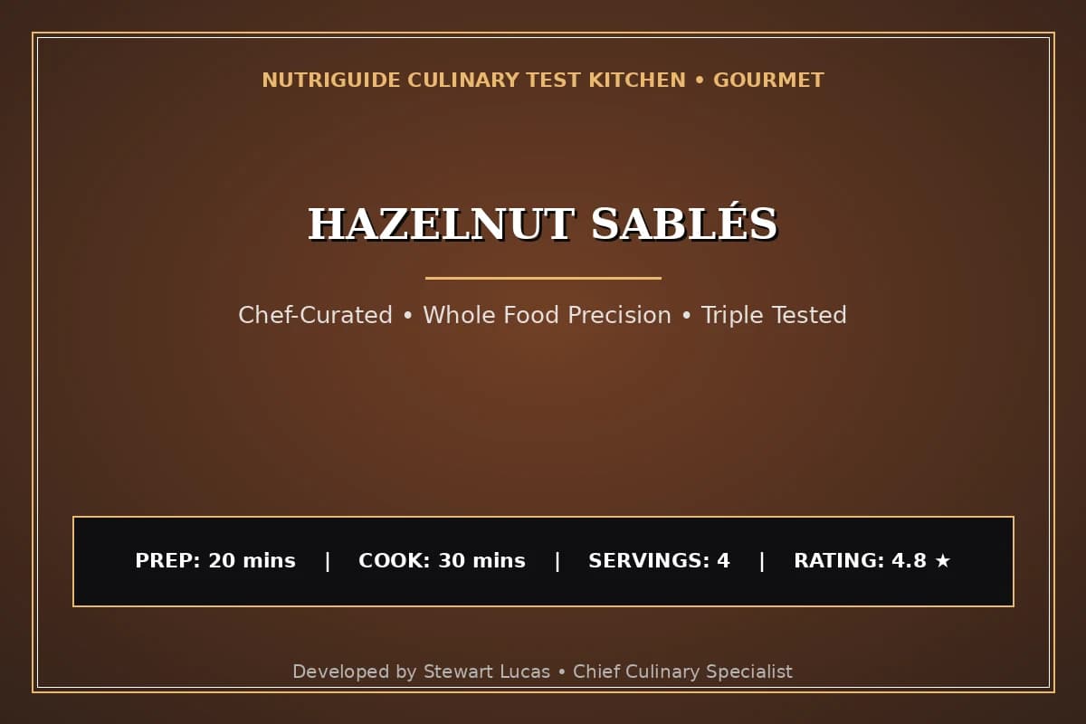 Hazelnut Sablés