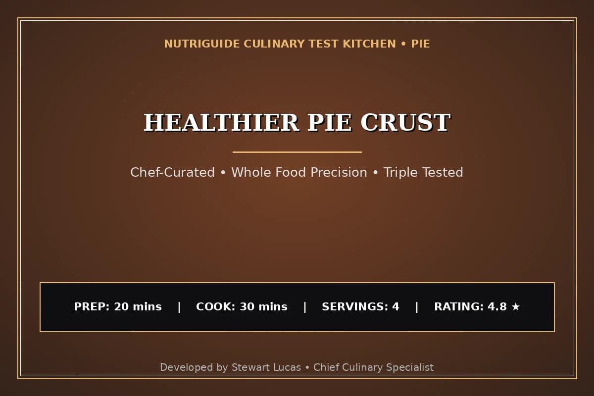 Healthier Pie Crust