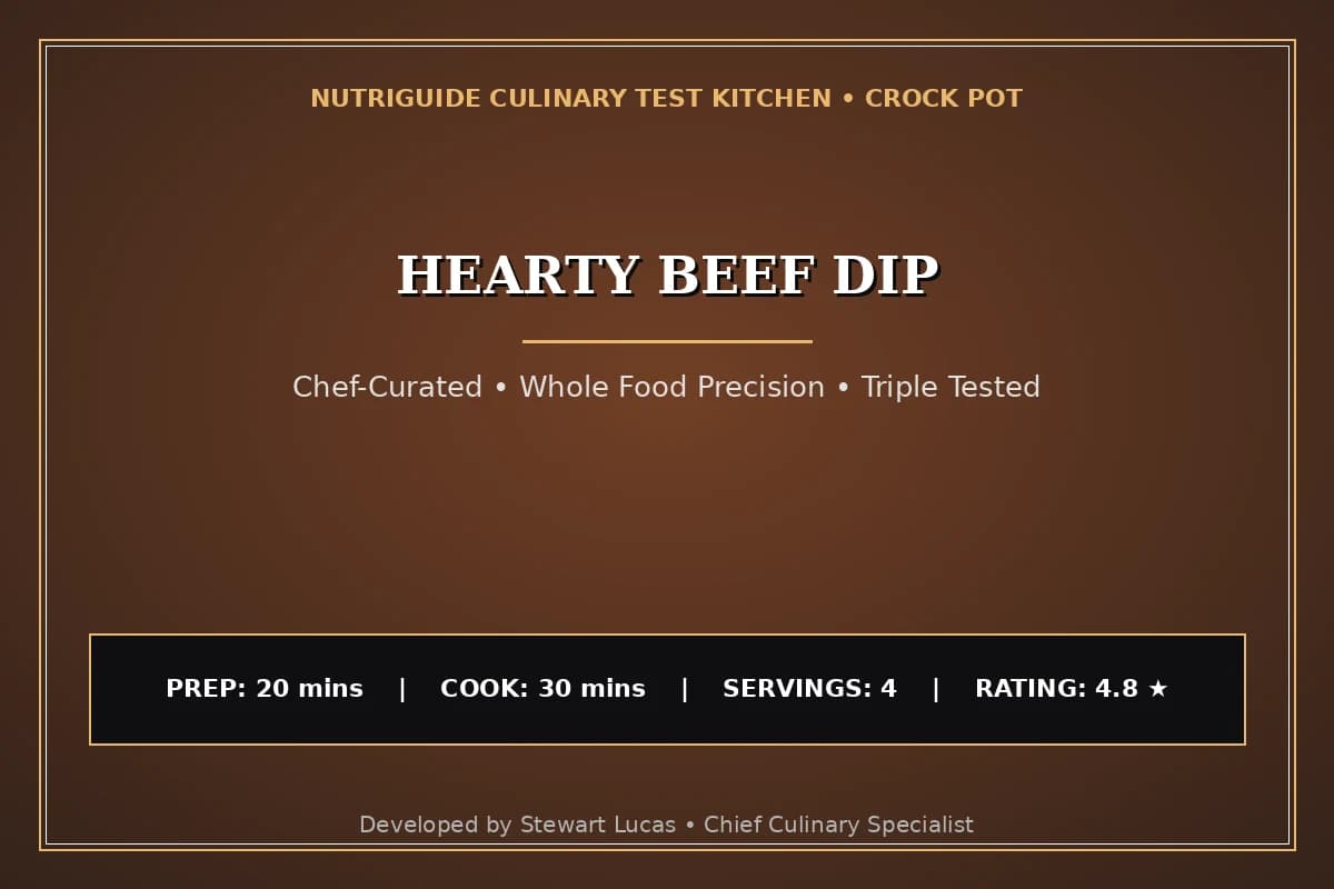 Hearty Beef Dip