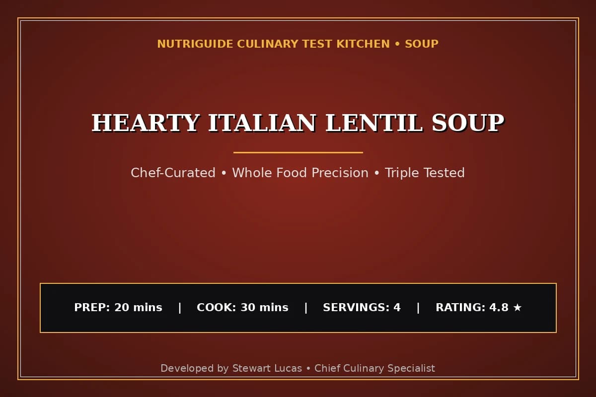 Hearty Italian Lentil Soup