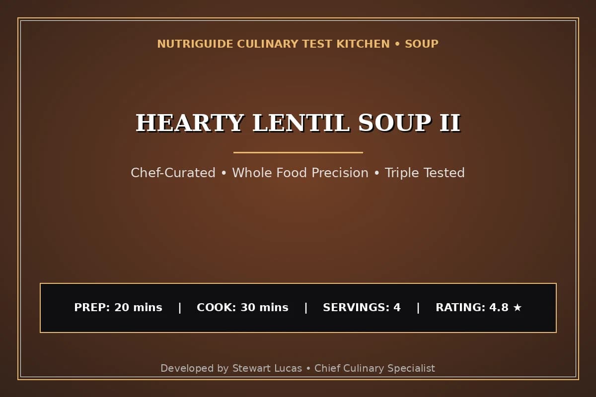 Hearty Lentil Soup Ii
