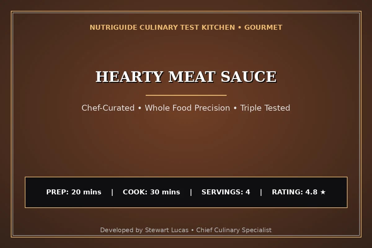 Hearty Meat Sauce