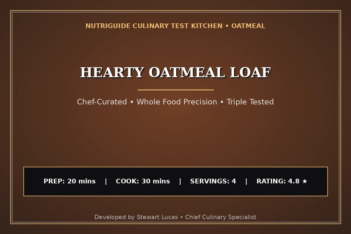Hearty Oatmeal Loaf