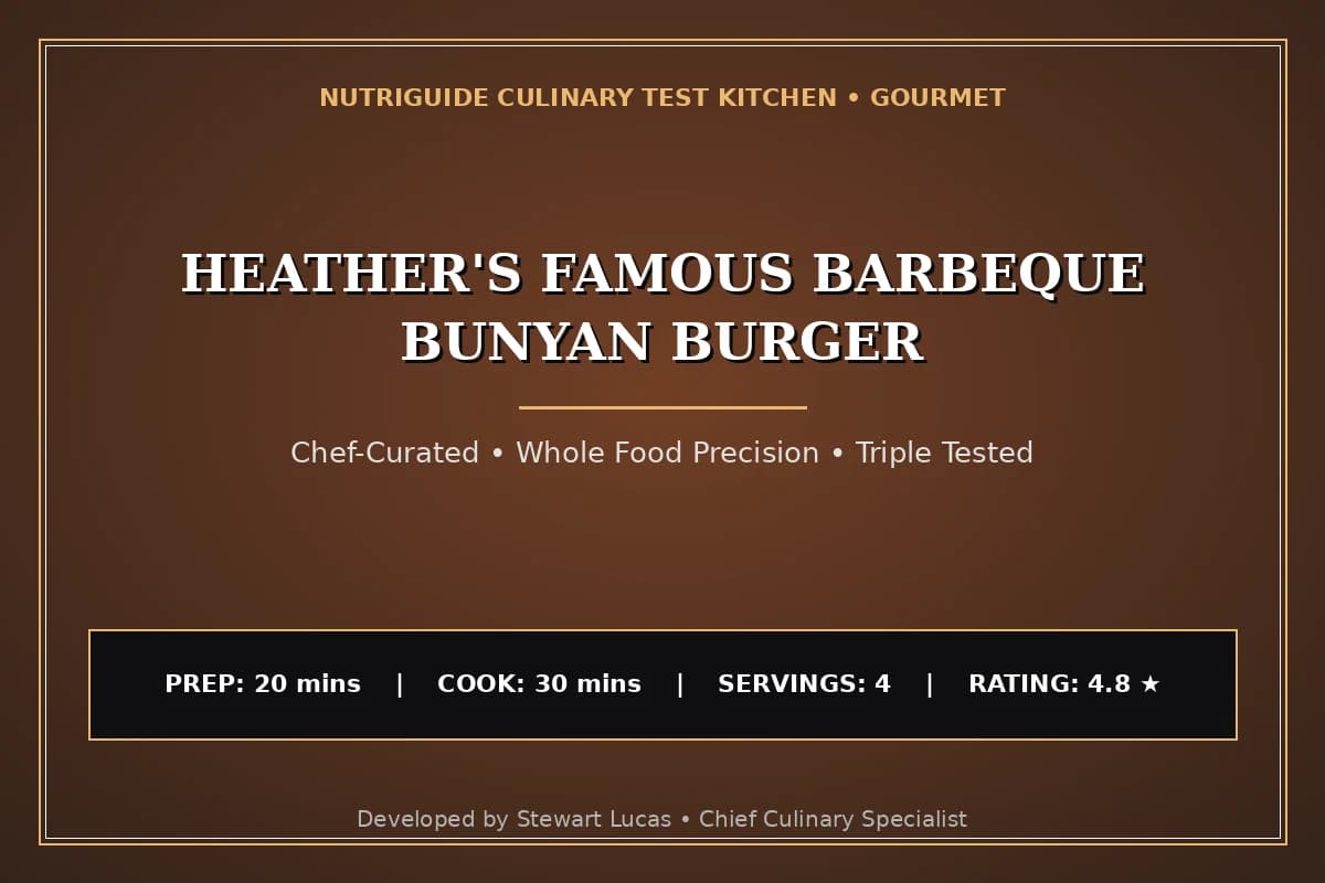 Heather'S Famous Barbeque Bunyan Burger