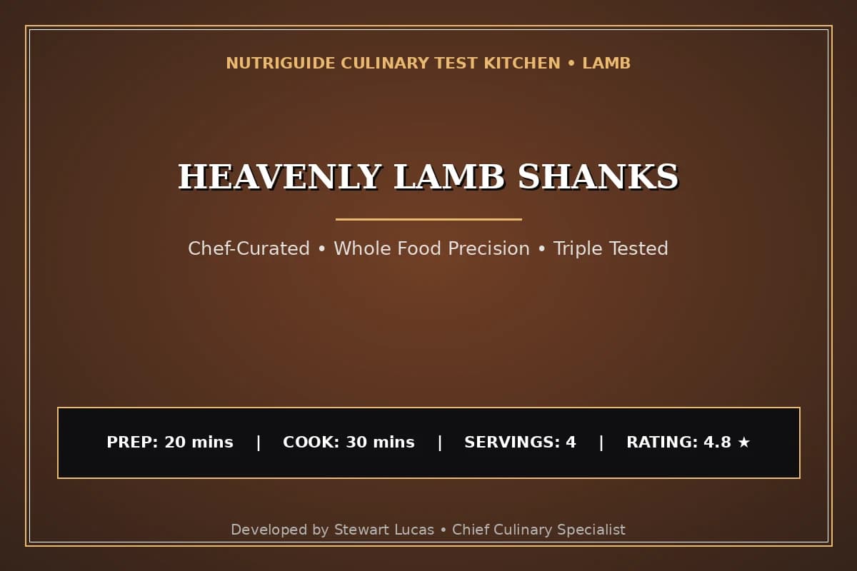 Heavenly Lamb Shanks