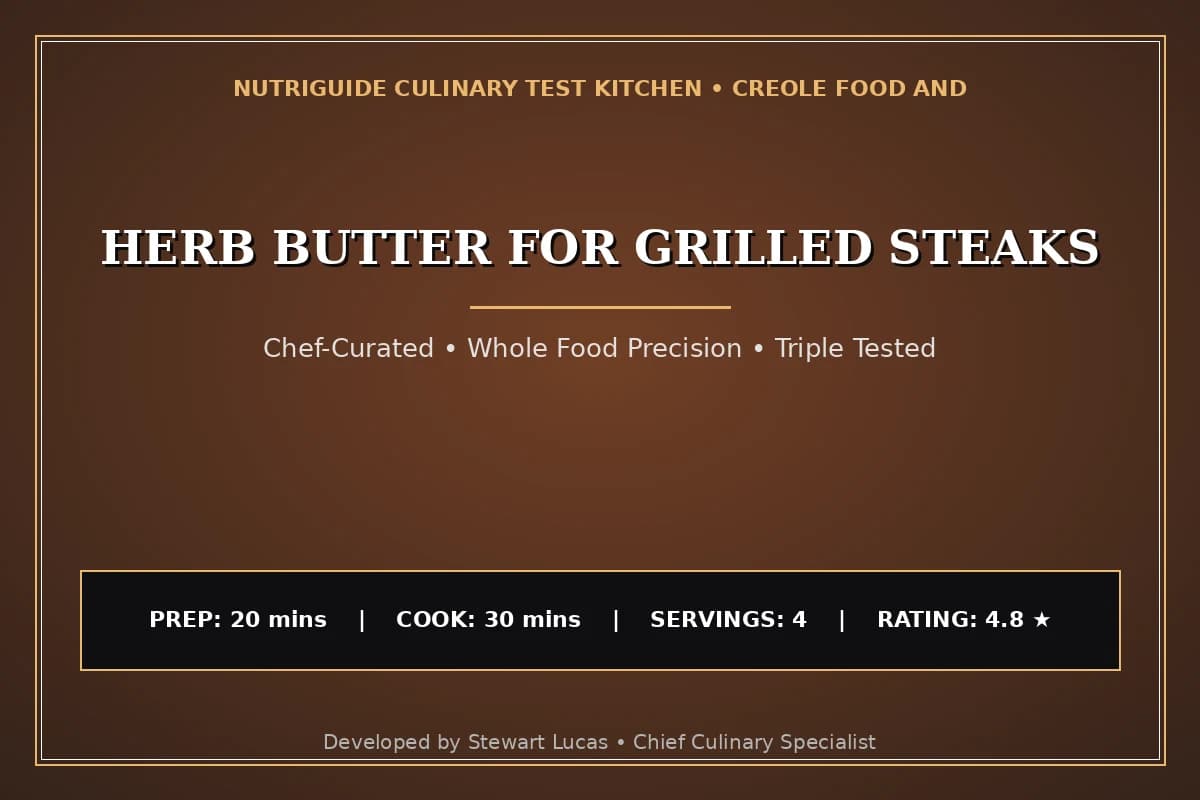 Herb Butter For Grilled Steaks