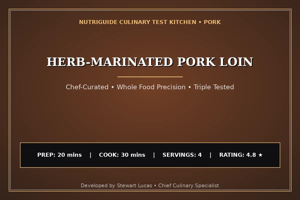 Herb-Marinated Pork Loin