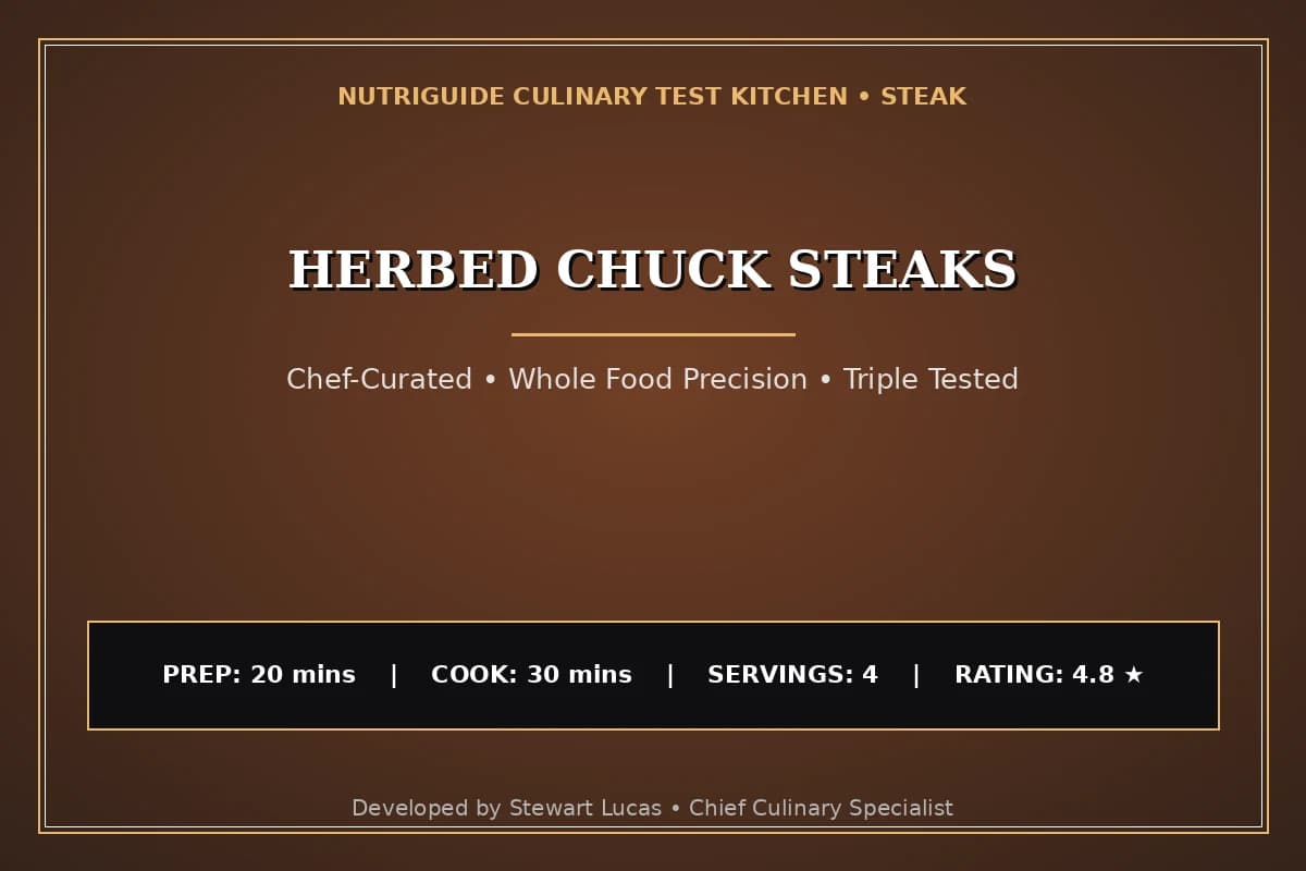 Herbed Chuck Steaks
