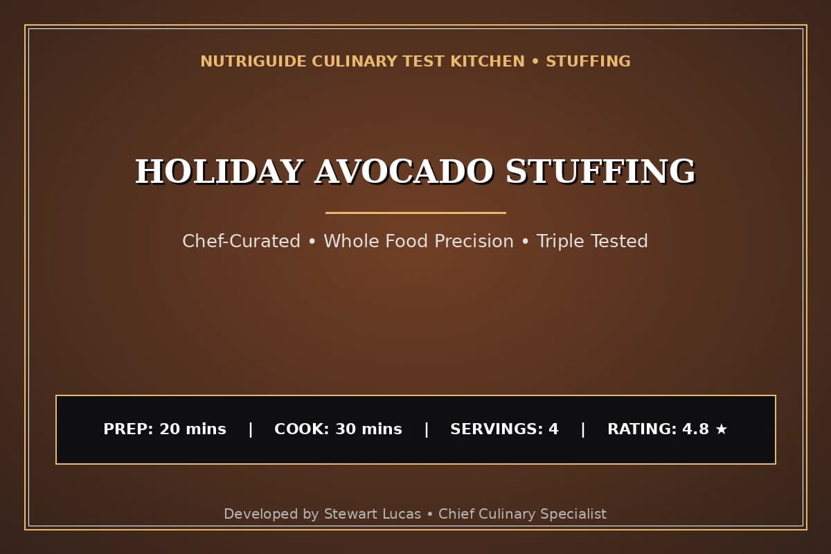 Holiday Avocado Stuffing