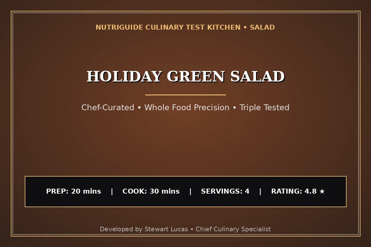 Holiday Green Salad
