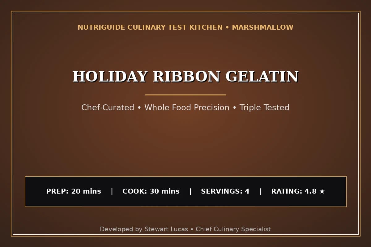 Holiday Ribbon Gelatin