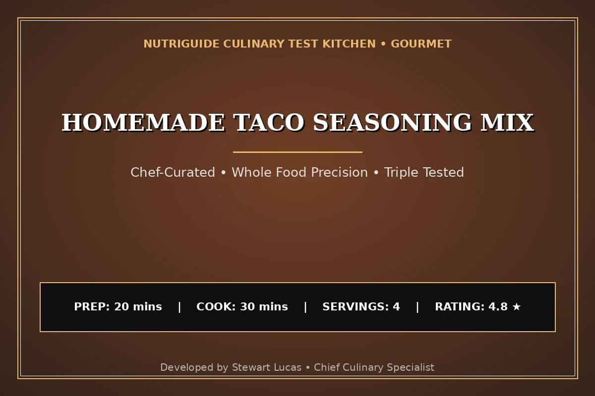 Homemade Taco Seasoning Mix