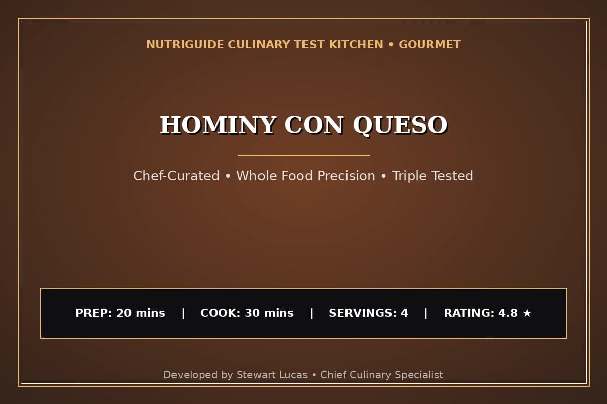 Hominy Con Queso