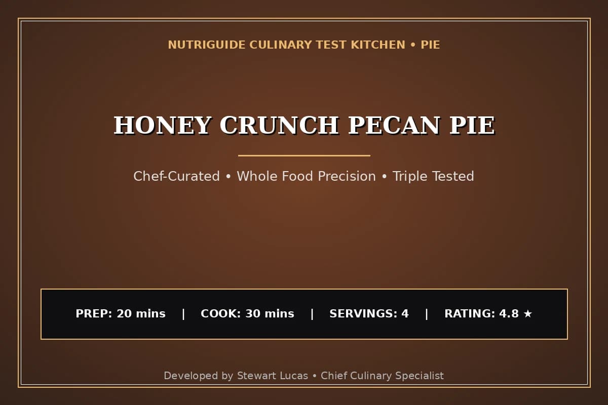 Honey Crunch Pecan Pie