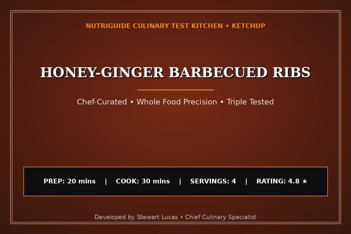 Honey-Ginger Barbecued Ribs
