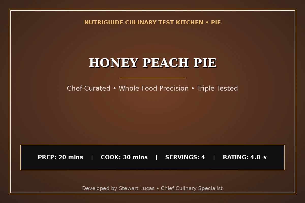 Honey Peach Pie
